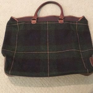 JCrew plaid handbag
